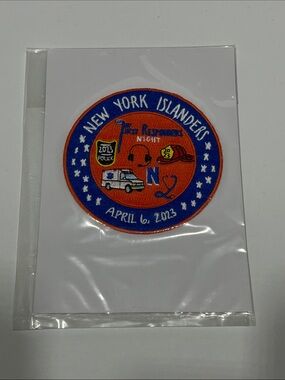 NWT 2023 NY Islanders First Responders Night Patch - NEW